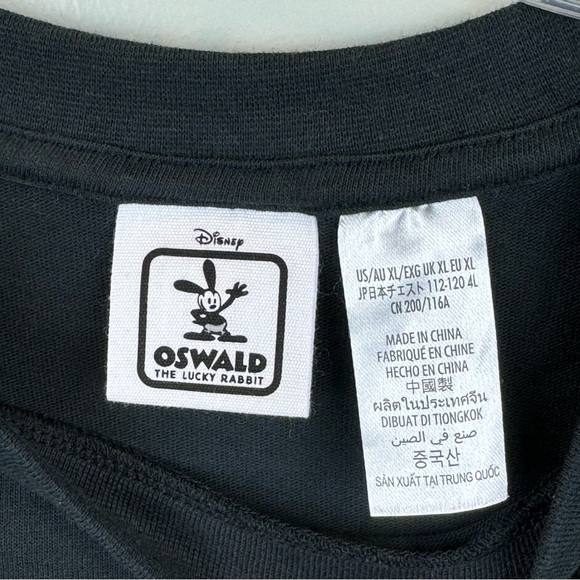 Oswald The Lucky Rabbit Burst Tee Unisex Size XL Disney Parks World Mickey NWT - Picture 5 of 8